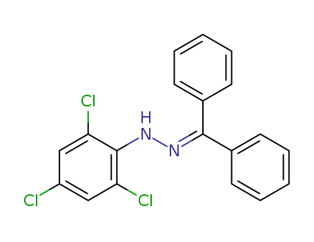Methanone, diphenyl-,(2,4,6-trichlorophenyl)hydrazone (9CI) cas  15298-11-0