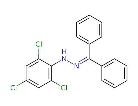 Molecular Structure of 15298-11-0 (1-(diphenylmethylidene)-2-(2,4,6-trichlorophenyl)hydrazine)