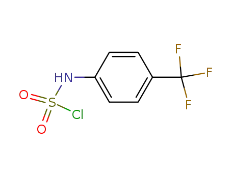 Molecular Structure of 391912-56-4 (Benzenamine, N-(chlorosulfonyl)-4-(trifluoromethyl)-)