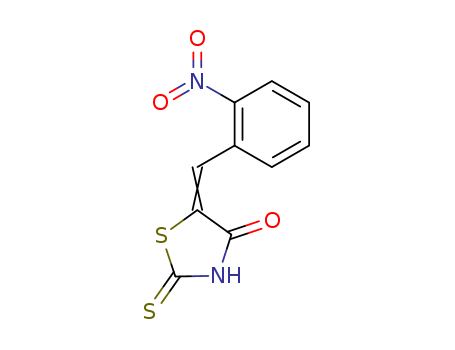 (5E)-2-Mercapto-5-(2-nitrobenzylidene)-1,3-thiazol-4(5H)-one 6308-22-1
