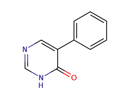 Molecular Structure of 22433-69-8 (5-Phenylpyrimidine-4-ol)