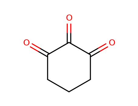 Molecular Structure of 4322-62-7 (1,2,3-Cyclohexanetrione)