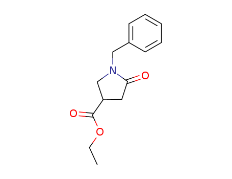 3-Pyrrolidinecarboxylicacid, 5-oxo-1-(phenylmethyl)-, ethyl ester