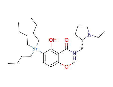 N-[(1-ethyl-2-pyrrolidinyl)methyl]-2-hydroxy-6-methoxy-3-tri-butylbenzamide