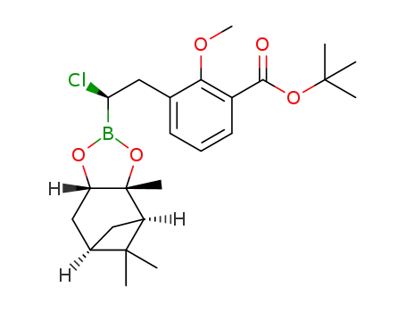 [(1R)-2-(3-tert-butoxycarbonyl-2-methoxy-phenyl)-1-chloro-ethyl]boronic acid (-)-pinanediolato diester