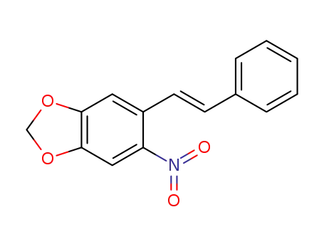 (E)-5-nitro-6-styrylbenzo[d][1,3]dioxole
