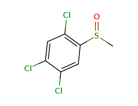 Molecular Structure of 95237-17-5 (1,2,4-trichloro-5-(methylsulfinyl)benzene)