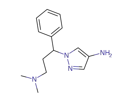 1-(3-(dimethylamino)-1-phenylpropyl)-1H-pyrazol-4-amine