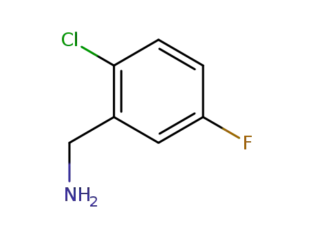 Molecular Structure of 202522-23-4 (2-CHLORO-5-FLUOROBENZYLAMINE)
