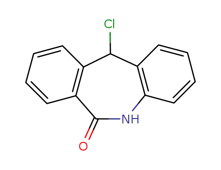 Molecular Structure of 723-86-4 (11-chloro-5,11-dihydro-dibenzo[b,e]azepin-6-one)