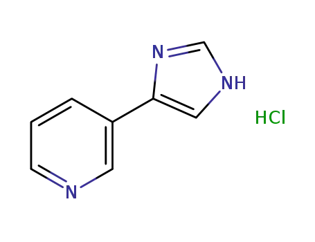 Molecular Structure of 219121-65-0 (3-(3H-Imidazol-4-yl)-pyridine)