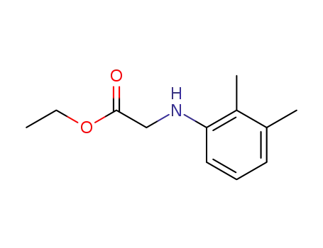 Molecular Structure of 2345-06-4 (ethyl N-(2,3-dimethylphenyl)glycinate)