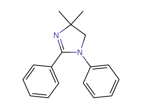 Molecular Structure of 70165-35-4 (1H-Imidazole, 4,5-dihydro-4,4-dimethyl-1,2-diphenyl-)