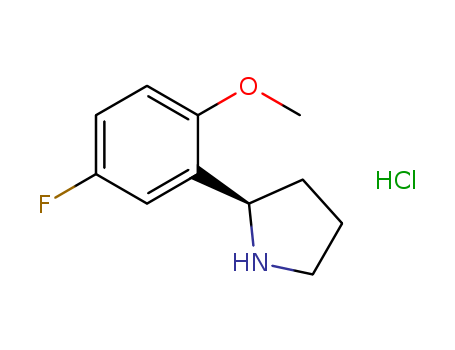 (R)-2-(5-fluoro-2-methoxyphenyl)pyrrolidine hydrochloride