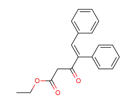 4,5-diphenyl-3-oxo-4-pentenoic acid ethyl ester
