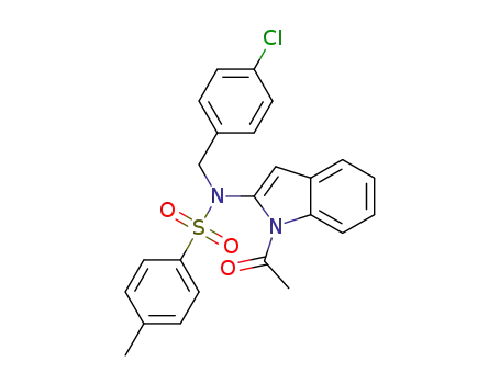 N-(1-acetyl-1H-indol-2-yl)-N-(4-chlorobenzyl)-4-methylbenzenesulfonamide
