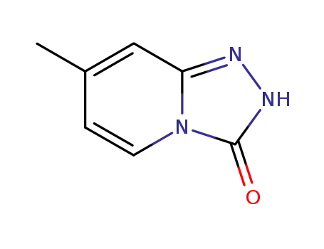 Molecular Structure of 5528-57-4 (7-methyl[1,2,4]triazolo[4,3-a]pyridin-3(2H)-one)
