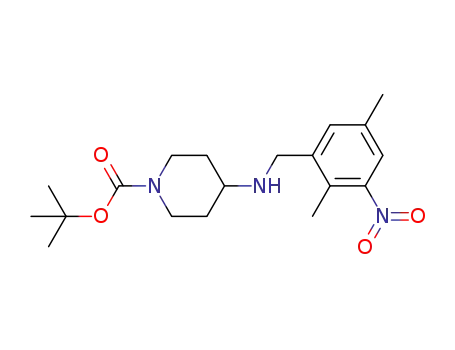4-(2,5-dimethyl-3-nitro-benzylamino)-piperidine-1-carboxylic acid tert-butyl ester