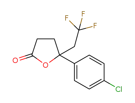 5-(2,2,2-trifluoroethyl)-5-(p-chlorophenyl)dihydrofuran-2(3H)-one