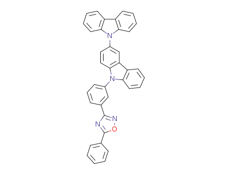 3-(3-(9H-[3,9'-bicarbazol]-9-yl)phenyl)-5-phenyl-1,2,4-oxadiazole