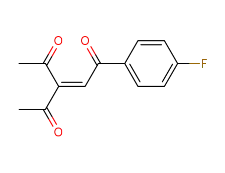 Molecular Structure of 337513-61-8 (3-acetyl-1-(4'-fluorophenyl)-2-pentene-1,4-dione)