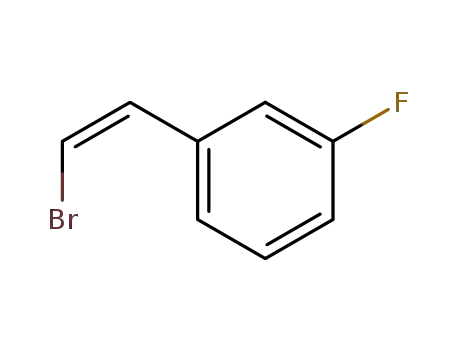 Molecular Structure of 115665-64-0 ((Z)-1-(2-bromovinyl)-3-fluorobenzene)
