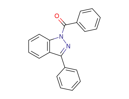 Molecular Structure of 55076-19-2 (phenyl(3-phenyl-1H-indazol-1-yl)methanone)