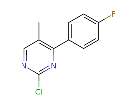2-chloro-4-(4-fluorophenyl)-5-methylpyrimidine