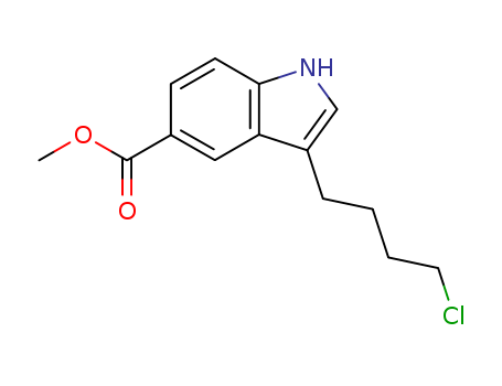 1H-Indole-5-carboxylic acid, 3-(4-chlorobutyl)-, methyl ester