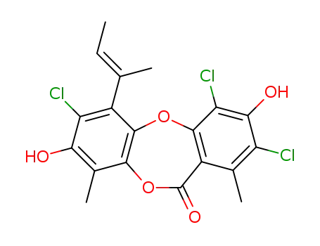 Molecular Structure of 33403-37-1 (Nornidulin)
