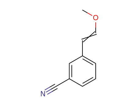 Molecular Structure of 956526-81-1 ((E)-3-(2-Methoxyvinyl)benzonitrile)