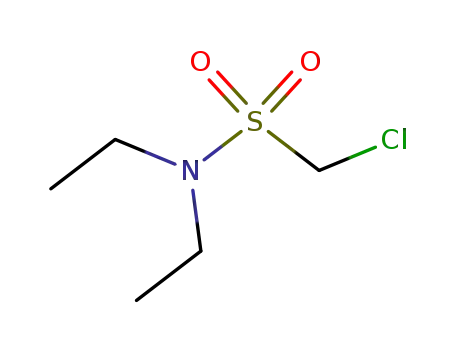 Molecular Structure of 56401-81-1 (1-chloro-N,N-diethylmethanesulfonamide)