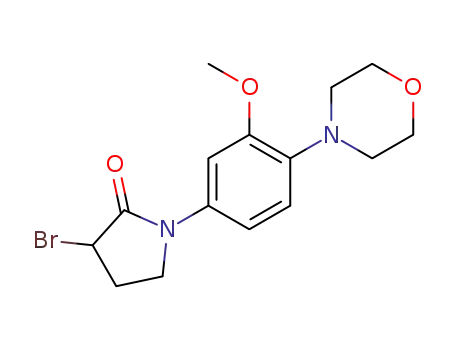(±)-3-bromo-1-(3-methoxy-4-morpholinophenyl)pyrrolidin-2-one