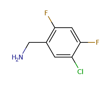 5-Chloro-2,4-Difluorobenzylamine cas no. 924818-16-6 98%