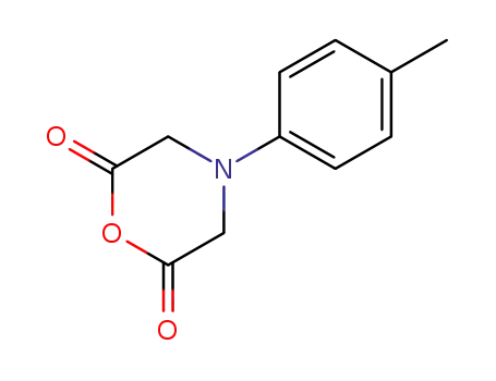 Molecular Structure of 30042-73-0 (4-<i>p</i>-tolyl-morpholine-2,6-dione)