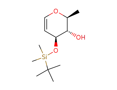 (2S,3S,4S)-4-(tert-butyldimethylsilyloxy)-3,4-dihydro-3-hydroxy-2-methyl-2H-pyran