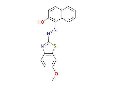 2-Naphthalenol, 1-[(6-methoxy-2-benzothiazolyl)azo]-