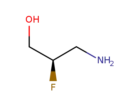 Molecular Structure of 344413-79-2 ((2S)-3-amino-2-fluoropropan-1-ol)