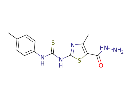 1-(5-(hydrazinecarbonyl)-4-methylthiazol-2-yl)-3-(p-tolyl)thiourea