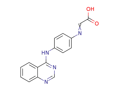 2-(4-(quinazolin-4-ylamino)phenylimino)acetic acid