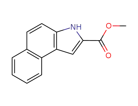 Molecular Structure of 55970-06-4 (3H-BENZO[E]INDOLE-2-CARBOXYLIC ACID METHYL ESTER)
