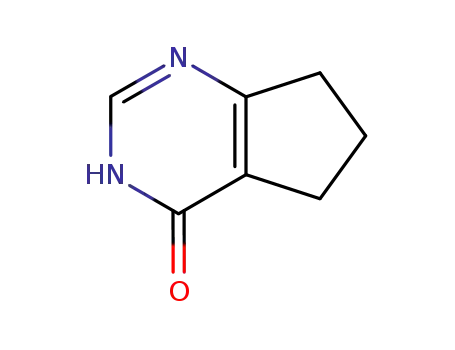 Molecular Structure of 5661-01-8 (1,5,6,7-Tetrahydrocyclopenta[d]pyrimidin-4-one)