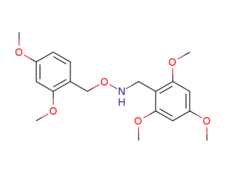 Molecular Structure of 215607-30-0 (O-(2,4-dimethoxybenzyl)-N-(2,4,6-trimethoxybenzyl)hydroxylamine)