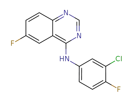 N-(3-chloro-4-fluorophenyl)-6-fluoroquinazolin-4-amine