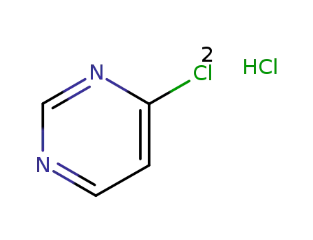 Molecular Structure of 179051-78-6 (4-chloropyrimidine hydrochloride)