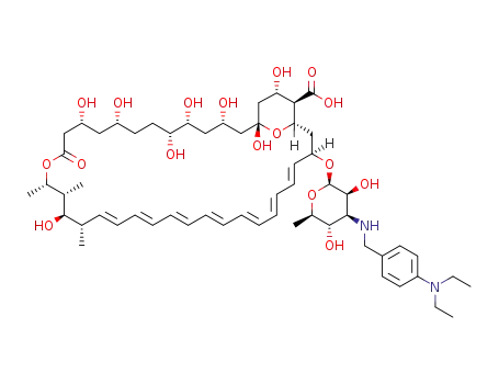 Molecular Structure of 1513872-55-3 (N-(4-N,N-diethylaminobenzyl)amphotericin B)