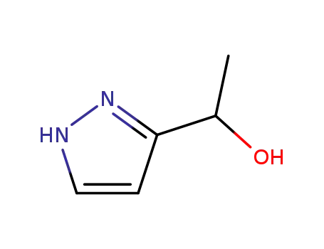 Molecular Structure of 23585-50-4 (1H-Pyrazole-3-methanol, alpha-methyl- (9CI))