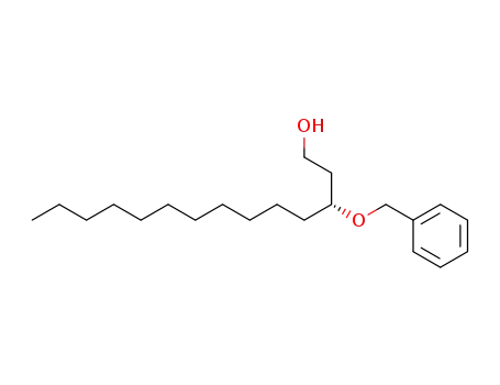 Molecular Structure of 139623-16-8 (1-Tetradecanol, 3-(phenylmethoxy)-, (R)-)