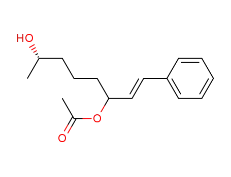 (7S)-(+)-3-acetoxy-7-hydroxy-1-phenyloct-1-ene