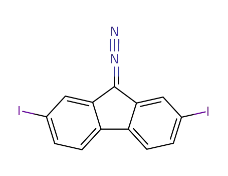 Molecular Structure of 94721-46-7 (2,7-diiodo-9-diazofluorene)